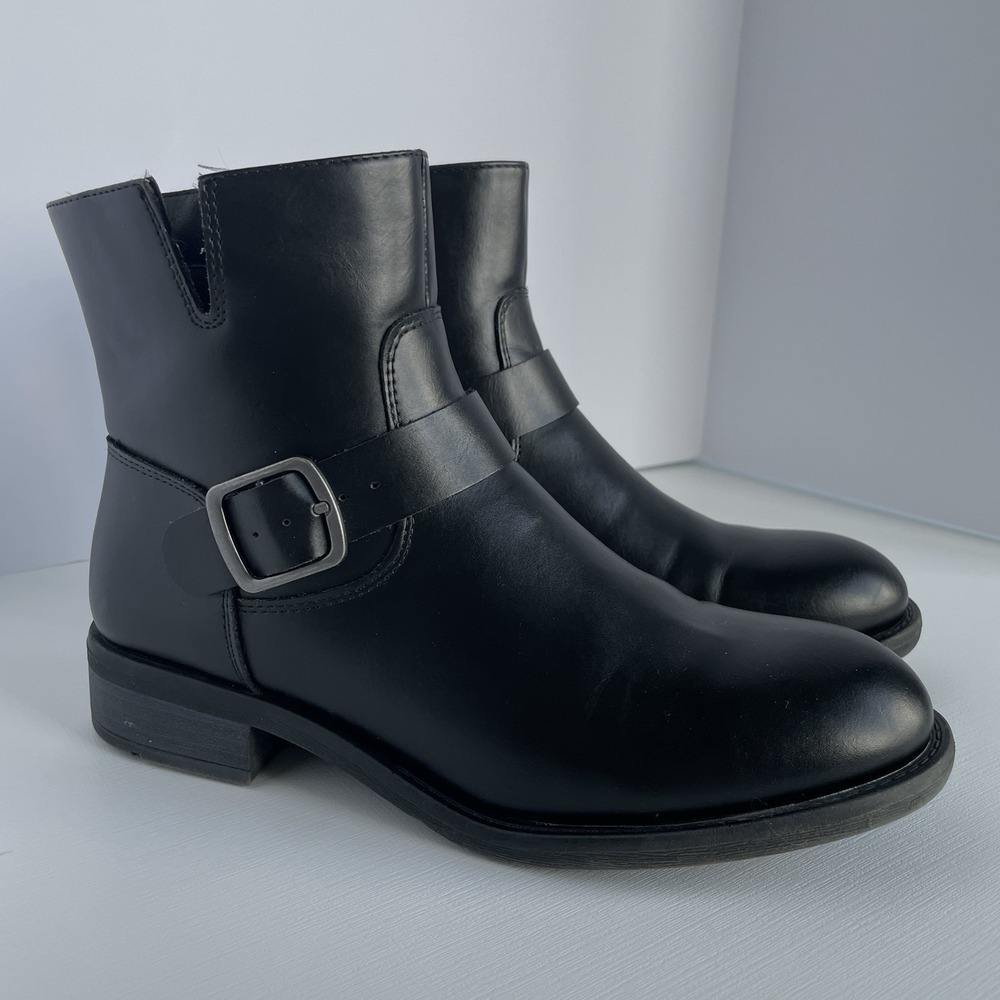 Frye and Co. Women's Cormac Black Ankle Bootie Size 7.5 M Moto Fairy Grunge Boho